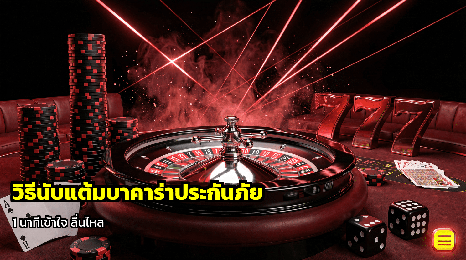 วิธีนับแต้มบาคาร่าประกันภัย