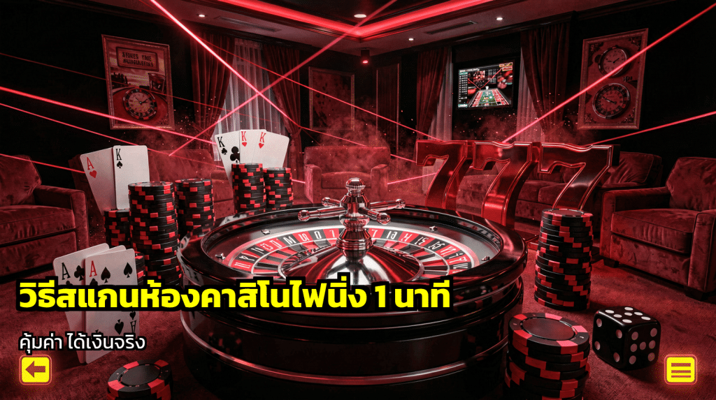 วิธีสแกนห้องคาสิโนไพ่นิ่ง